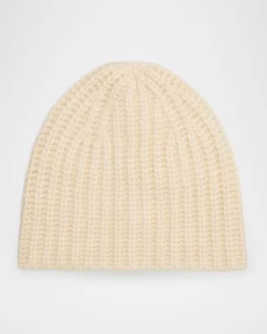 THE ROW Isty Cashmere-Silk Rib Beanie