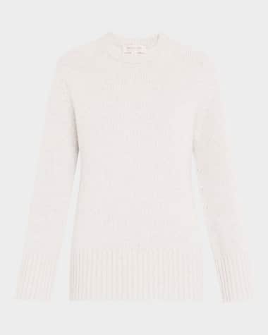 Michael Kors Collection Crewneck Oversized Cashmere Tunic Sweater