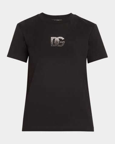 Dolce&Gabbana Crystal Logo T-Shirt