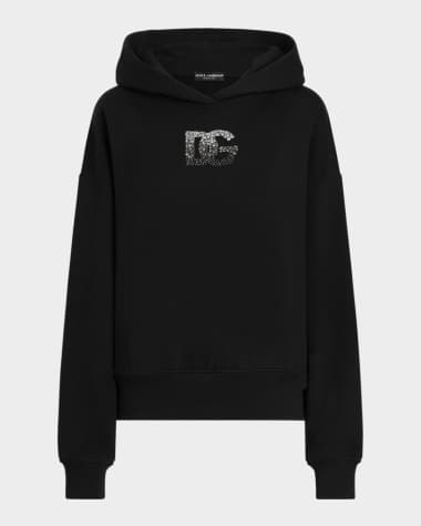 Dolce&Gabbana Crystal Logo Hoodie