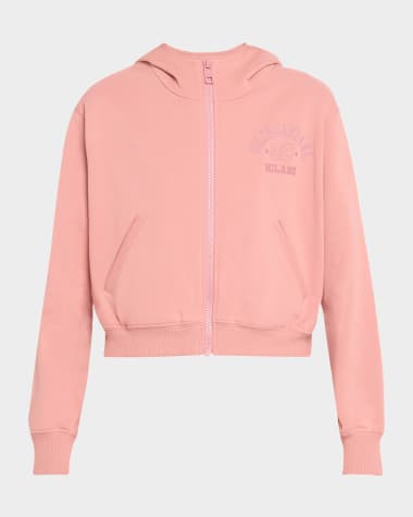 Dolce&Gabbana College Logo Zip-Front Hoodie