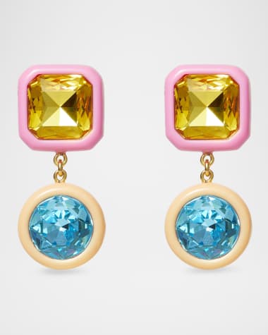 Lele Sadoughi Gem Drop Earrings
