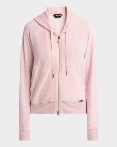 TOM FORD Toweling Jersey Zip Hoodie