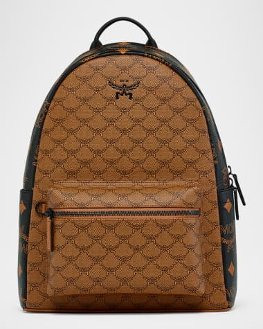 MCM Men's Stark Monogram Mix Backpack