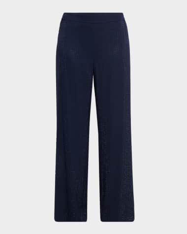 Ungaro Wide-Leg Rhinestone Pants