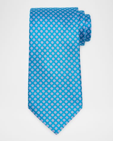 Stefano Ricci Men's Micro-Floral Silk Tie