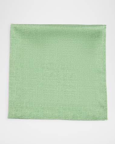 Stefano Ricci Men's Solid Pocket Square