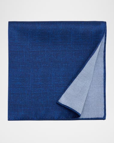 Stefano Ricci Men's Solid Pocket Square