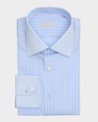 Stefano Ricci Men's Striped Dress Shirt