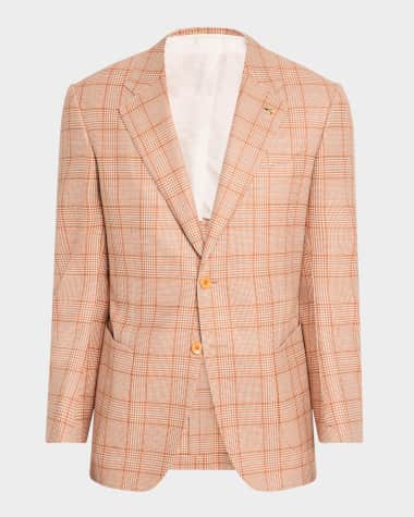 Stefano Ricci Men's Plaid Single-Breasted Sport Coat