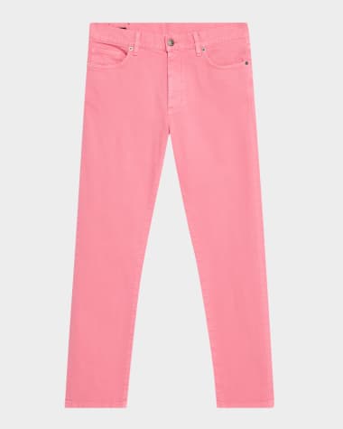 ZEGNA Men's Comfort Delave Five-Pocket Pants