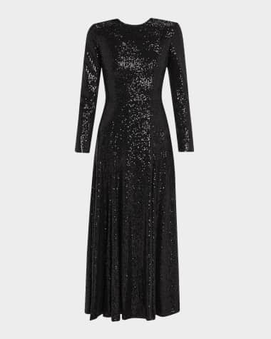 E.Stott Maya A-Line Sequin Midi Dress