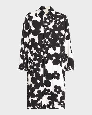 Marni Printed Straight Duster Coat