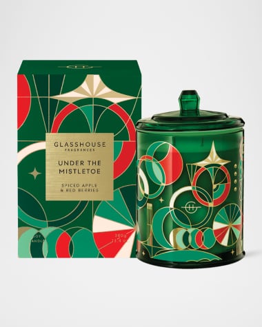 GLASSHOUSE FRAGRANCES Under The Mistletoe Candle, 380g/13.4 oz.