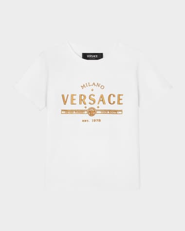 Versace Boy's Classic Logo-Print T-Shirt, Size 12M-4