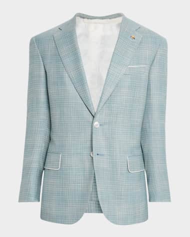 Stefano Ricci Men's Check Single-Breasted Sport Coat