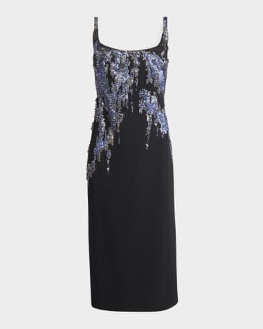 Dries Van Noten Debano Sequined Midi Dress