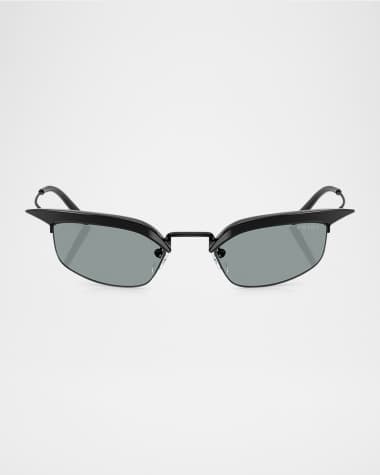 Prada B50S Rectangle Metal Sunglasses