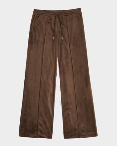 SER.O.YA Men's Anthony Velvet Baggy Trousers