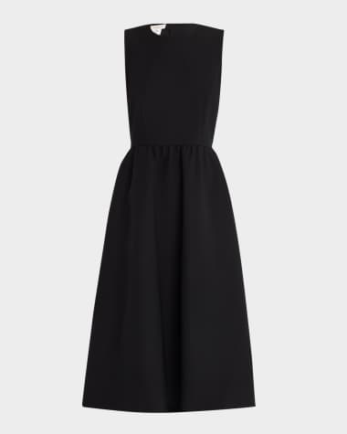 Lafayette 148 New York Pearl-Embellished Sleeveless Dress