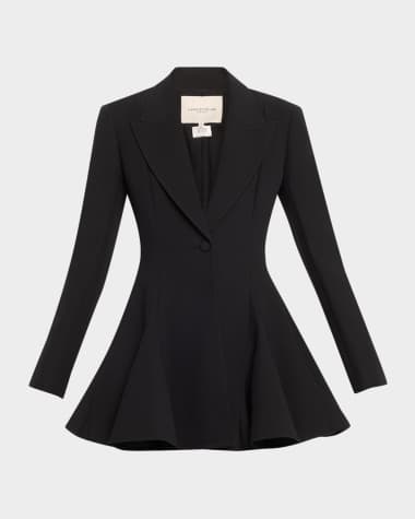 Lafayette 148 New York Single-Button Godet Blazer