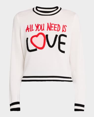 Alice + Olivia x The Beatles Rorie Wool-Blend Pullover