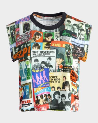 Alice + Olivia x The Beatles Micah Muscle Tank