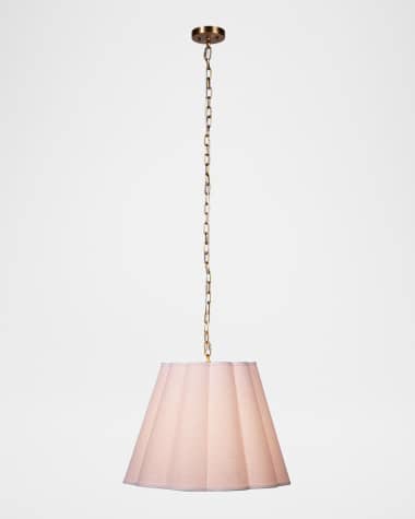 Jamie Young Scalloped 24" Hanging Pendant
