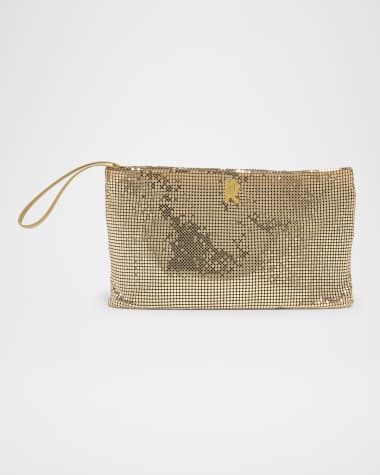 Rabanne Mesh Pochette Wristlet