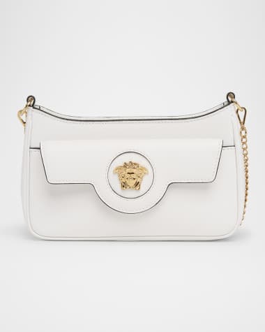 Versace La Medusa Mini Leather Crossbody Bag