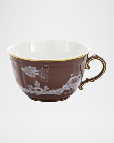 GINORI 1735 Oriente Italiano Castagna Teacup, 7.43 oz.