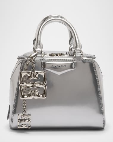 Givenchy Antigona Nano Cube Crossbody Bag in Metallic Leather