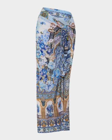 Camilla Al Manial Palace Memoirs Long Sarong Coverup