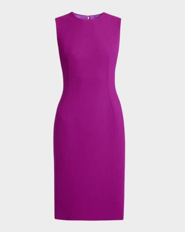 Dolce&Gabbana Sheath Crepe Wool Dress