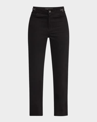 Kobi Halperin June Cropped Chain-Embellished Pants