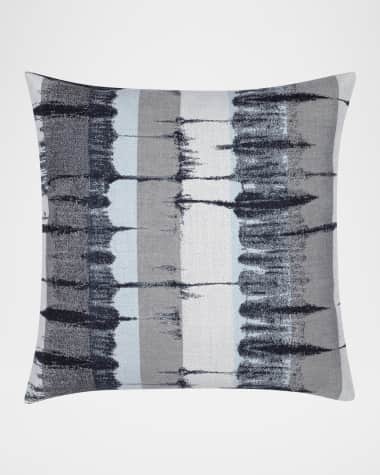 Elaine Smith Shibori Indoor/Outdoor Pillow, 20" Square