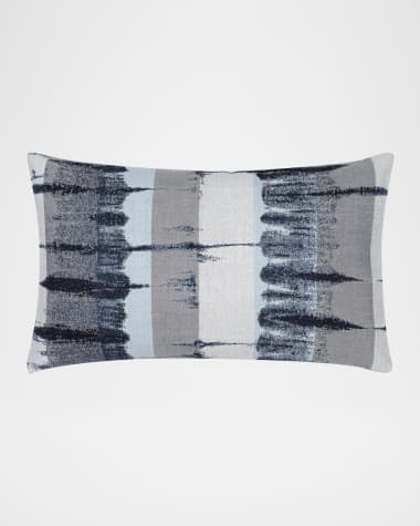 Elaine Smith Shibori Indoor/Outdoor Lumbar Pillow, 12" x 20"