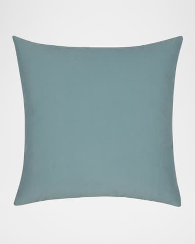 Elaine Smith Lush Velvet Corded Indoor/Outdoor Pillow, 20" Square