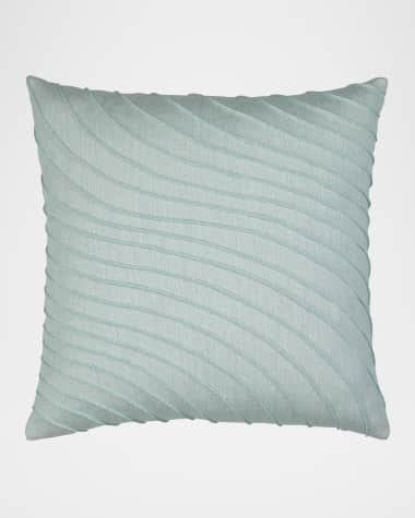 Elaine Smith Tidal Indoor/Outdoor Pillow, 20" Square