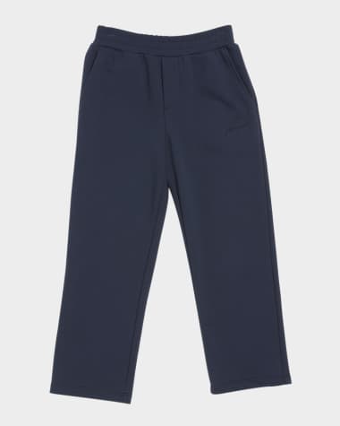 Golden Goose Boy's Journey Wide Leg Joggers, Size 4-12