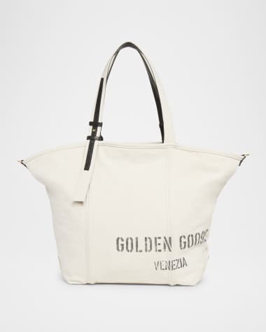 Golden Goose Logo Canvas Tote Bag