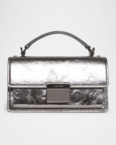 Golden Goose Venezia Small Metallic Leather Crossbody Bag