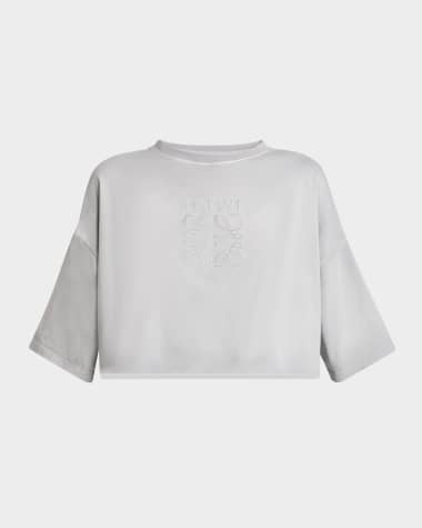 Loewe Cropped Logo T-Shirt