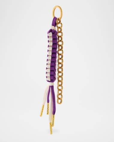 Golden Goose Braided Tassel Keychain