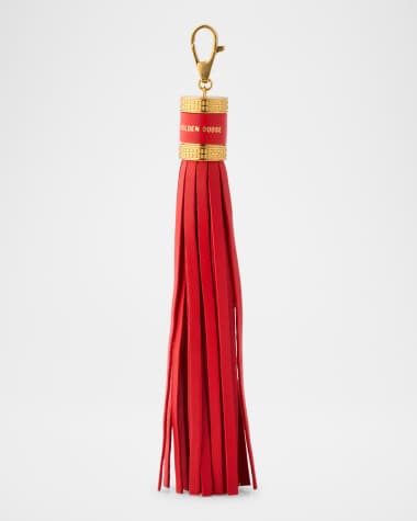 Golden Goose Tassel Leather Bag Charm
