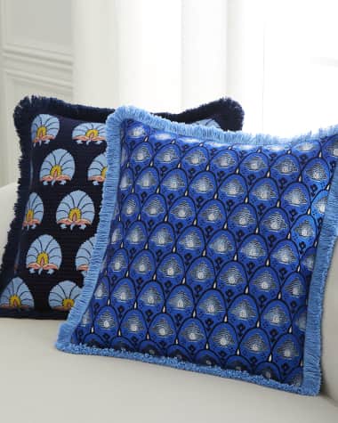 John Robshaw Uday Decorative Pillow, 22" Square