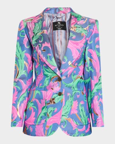 ジャケット ETRO Woman Jacket Multicolor WRCA0025AK895 X0891 Silk shrug for women wrca0023ak795 Multicolor | Caposerio.com