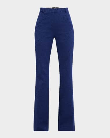 Etro Pants Blue Women's Clothing at Neiman Marcus