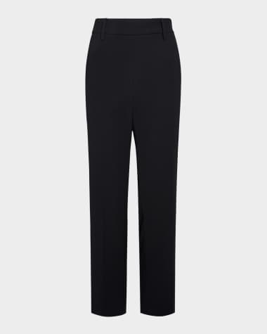 Vince Mid-Rise Tapered Pull-On Pants