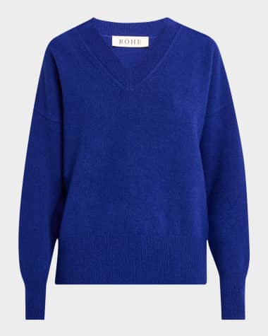 Rohe V-Neck Compact Knit Sweater